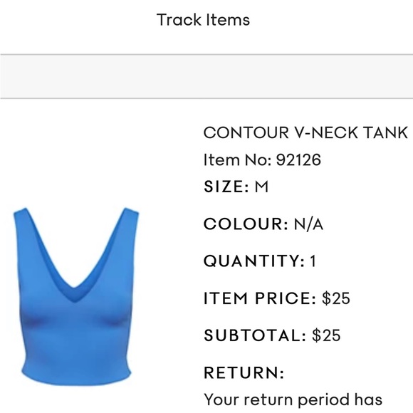 Aritzia Contour V-neck tank - Picture 5 of 5